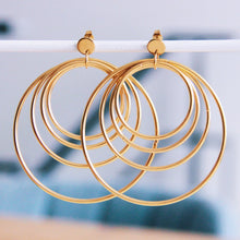 Lade das Bild in den Galerie-Viewer, Statement-Ohrring 'Kreise XL'