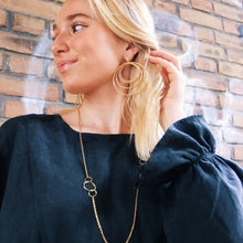 Lade das Bild in den Galerie-Viewer, Statement-Ohrring 'Kreise XL'