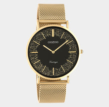 Lade das Bild in den Galerie-Viewer, Oozoo Vinted Uhr Edelstahl-Mesh-Armband