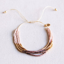 Lade das Bild in den Galerie-Viewer, Miyuki -Armband - Nude/Taupe/Gold plattiert
