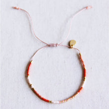 Lade das Bild in den Galerie-Viewer, Miyuki Armband Nude/Orange/Lachs
