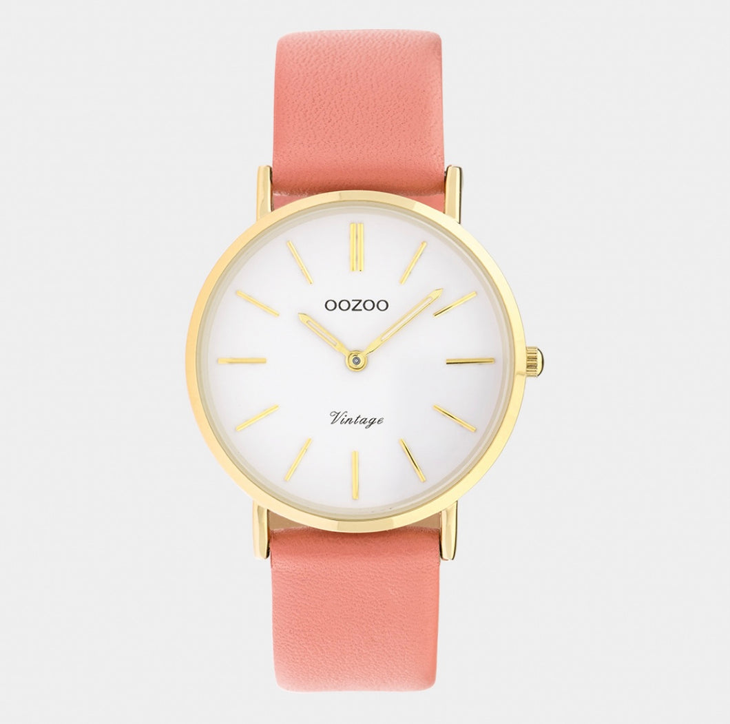 Oozoo Vinted Uhr mit Lederarmband