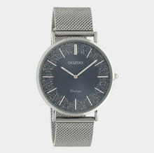 Lade das Bild in den Galerie-Viewer, Oozoo Vinted Uhr Edelstahl-Mesh-Armband
