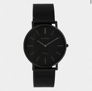Oozoo Vinted Uhr mit Edelstahl-Mesh-Armband Unisex