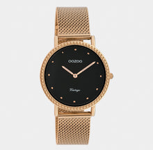 Lade das Bild in den Galerie-Viewer, Oozoo Vinted Uhr mit Edelstahl-Mesh-Armband

