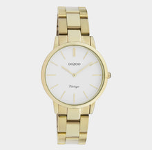 Lade das Bild in den Galerie-Viewer, Oozoo Vinted Uhr mit Edelstahl-Gliederarmband
