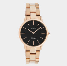 Lade das Bild in den Galerie-Viewer, Oozoo Vinted Uhr mit Edelstahl-Gliederarmband
